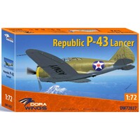 Dora Wings 1/72 Republic P-43 Lancer Plastic Model Kit [DW72027] [72027]