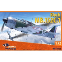 Dora Wings 1/72 Bloch MB 152 ( Late ) Plastic Model Kit [72028]