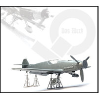 Das Werk 1/48 Luftwaffe Jack Stand Set - Einheitsspindelböcke Plastic Model Kit [DW48001]