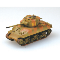 Easy Model 36248 1/72 M4A1 Sherman (76)W Middle Tank - 2nd Armored Div. Assembled Model - EAS-36248