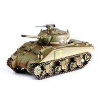Easy Model 36252 1/72 M4 Sherman Middle Tank (Mid.) - 1St Armored Div. Assembled Model - EAS-36252