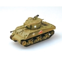 Easy Model 1/72 M4A3 Sherman Middle Tank - U.S. Army 1944 Normandy Assembled Model [36255]