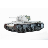 Easy Model 1/72 Russian KV-1 Model 1942 Heavy Tank ( White / Oliver Green) Assembled Model [36291]