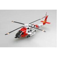 Easy Model 36925 1/72 Helicopter - HH-60J, Jayhawk of USA, Coast guard Assembled Model - EAS-36925