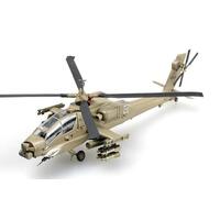 Easy Model 37028 1/72 Helicopter - AH-64A Apache 1st Armored Div. Assembled Model - EAS-37028