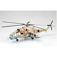 Easy Model 1/72 Helicopter - Mi-24 Hind Russian Air Force "White 03" Assembled Model [37035]