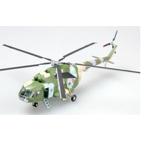 Easy Model 1/72 Helicopter - Mi-8 Hip-C Polish Air Force Mi-8T White 610 Assembled Model [37042]