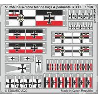 Eduard 53256 1/350 Kaiserlische Marine flags & pennants STEEL Photo etched parts - ED53256