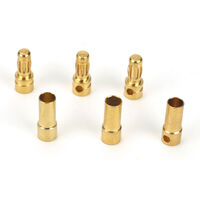 E-Flite Gold Bullet Connector set (3.5mm) 3pr - EFLA241
