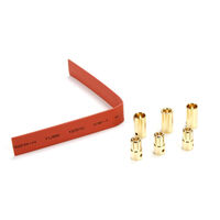 E-Flite Gold Bullet Connector Set, 6.5mm (3) - EFLA266