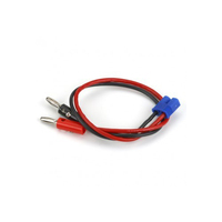 E-Flite EC3 Charge Lead w/12 inch wire and Jacks, 16 GA wire and EC3 male connector - EFLAEC312