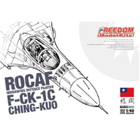 Freedom Models 1/48 F-CK-1 C "Ching-kuo" Single Seat Fighter (White Box Ver) Plastic Model Kit