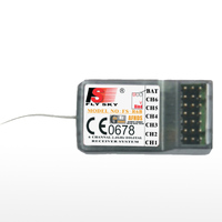 FS-R6B Receiver 2.4G 6CH Radio Model Remote Control Receiver for FlySky  - FS-R6B