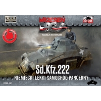 First To Fight 1/72 Sd.Kfz. 222 - German Light Armored Car Plastic Model Kit