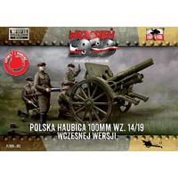 First To Fight 1/72 100mm Polish wz. 14/19 Howitzer, Early Version Plastic Model Kit