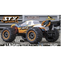 FUNTEK 1/12th Scale 4WD 540 Brushed High Speed Monster Truck - FTK-STX-SPORT.OR