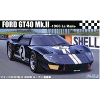 Fujimi 1/24 Ford GT40 Mk-II `66 LeMans Winner (RS-16) Plastic Model Kit - FUJ12603