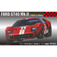 Fujimi 1/24 Ford GT40 `66 LeMans (RS-51) Plastic Model Kit - FUJ12606