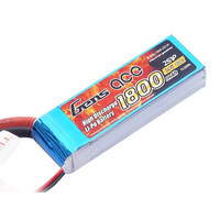 Gens Ace 1800mAh 20C 7.4V Soft Case Lipo Battery (Deans Plug) - GA2S-1800-20C-S