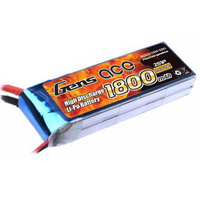 Gens Ace 1800mAh 25C 7.4V Soft Case Lipo Battery (EC3 Plug) - GA2S-1800-25C-SE