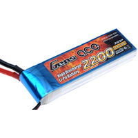 Gens Ace 2200mAh 30C 7.4V Soft Case Lipo Battery (Deans Plug) - GA2S-2200-30C-S
