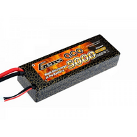 Gens Ace 5000mAh 40C 7.4V Hard Case Lipo Battery (Deans Plug)