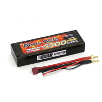 Gens Ace 5300mAh 30C 7.4V Hard Case Lipo Battery (Deans Plug)