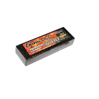 Gens Ace 5800mAh 45C 7.4V Hard Case Lipo Battery (4mm bullets, no leads)) - GA2S-5800-45C-H