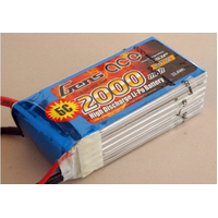 Gens Ace 2000mAg 5C 11.1V Soft Case Lipo Battery (Futaba Plug) - GA3S-2000-5C-S
