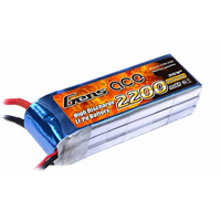 Gens Ace 2200mAh 25C 11.1V Soft Case Lipo Battery (EC3 Plug) - GA3S-2200-25C-SE