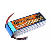 Gens Ace 5300mAh 30C 11.1V Soft Case Battery (Deans Plug) - GA3S-5300-30C-S