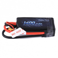 Gens Ace 1400mAh 50C 11.1V  Battery (Traxxas Plug) - GA3T-1400-50C