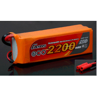 Gens Ace 2200mAh 20C 14.8V Soft Case Lipo Battery (4.0mm Banana Plug) - GA4S-2200-20C-S