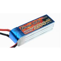 Gens Ace 2200mAh 30C 14.8V Soft Case Lipo Battery (Deans Plug) - GA4S-2200-30C-S