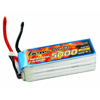 Gens Ace 5000mAh 60C 14.8V Soft Case Lipo Battery (Deans Plug) - GA4S-5000-60C-S