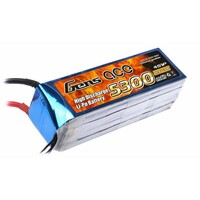 Gens Ace 5300mAh 30C 14.8V Soft Case Lipo Battery (Deans Plug) - GA4S-5300-30C-S