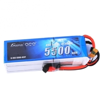 Gens Ace 5500mAh 45C 14.8V Soft Case Battery (Deans Plug) - GA4S-5500-45C-S