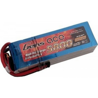 Gens Ace 5800mAh 45C 14.8V Soft Case Lipo Battery (Deans Plug) - GA4S-5800-45C-S