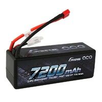 Gens Ace 7200mAh 70C 14.8V Hard Case Battery (Deans Plug) - GA4S-7200-70C-H