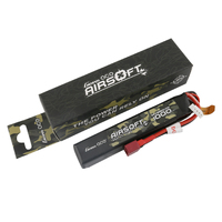Gens Ace 3S Airsoft 1000mAh 11.1V 25C Soft Case LiPo Battery (Deans)
