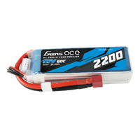 Gens Ace 3S 2200mAh 11.1V 60C Soft Case LiPo Battery (EC3)
