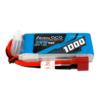 Gens Ace 2S 1000mAh 7.4V 45C Soft Case LiPo Battery (Deans)