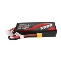 Gens Ace 3S 5000mAh 11.1V 60C Soft Case LiPo Battery (XT60+TRX adaptor)