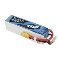 Gens Ace 6S 5500mAh 22.2V 60C Soft Case LiPo Battery (XT90-S)