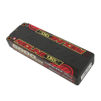 Gens Ace 2S Redline 6000mAh 7.6V 130C Hardcase/5mm bullet HV LiPo Battery (5.0mm Bullet)