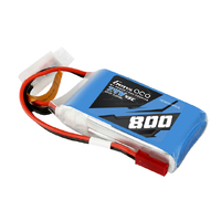 Gens Ace 2S 800mAh 7.4V 45C Soft Case LiPo Battery (JST)