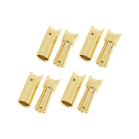 G-Force 1000-010 Connector - 5.5mm - Gold Plated - Male + Female (4 Pairs) - GF-1000-010