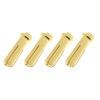 G-Force 1000-014 Connector - 5.0mm - Gold Plated 90 Deg - Male (4) - GF-1000-014
