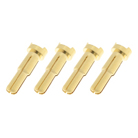 G-Force 1000-015 Connector - 4.0 - 5.0mm - Gold Plated 90 Deg - Male (4) - GF-1000-015