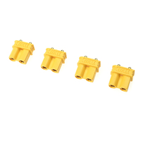 G-Force 1032-002 Connector - XT-30UPB - Gold Plated - Male (4) - GF-1032-002